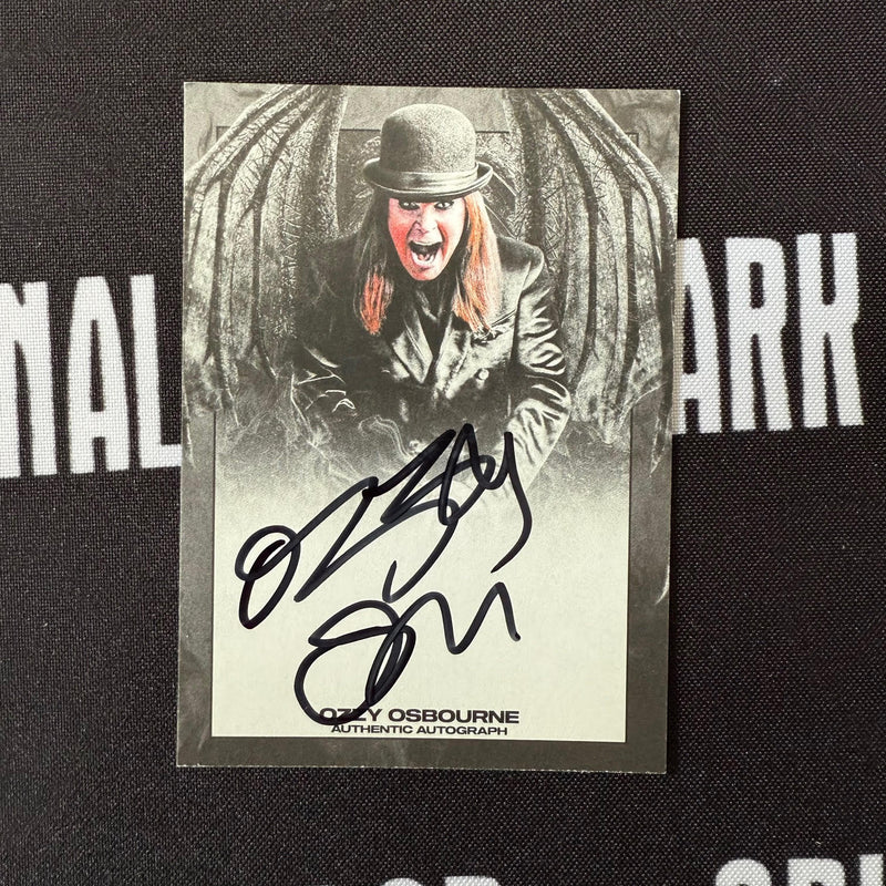 Ozzy Osbourne Autographed Trading Card - 01