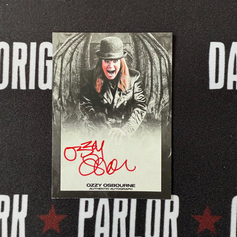 Ozzy Osbourne Autographed Trading Card - 08