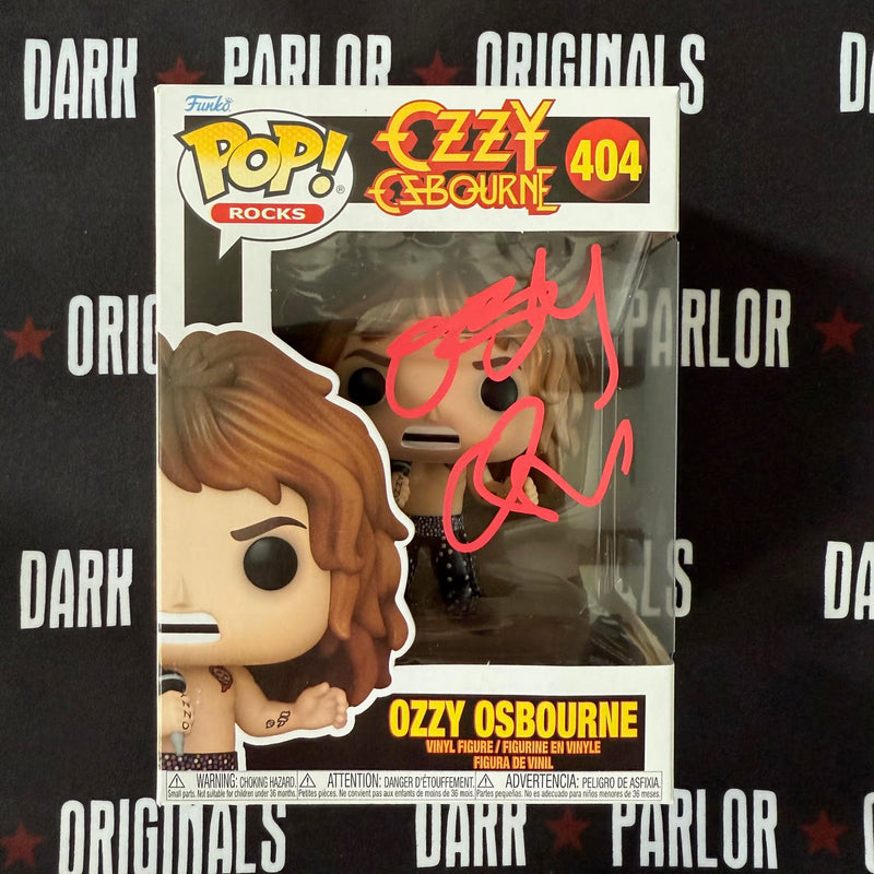 Ozzy Osbourne Autographed Funko Pop - 08