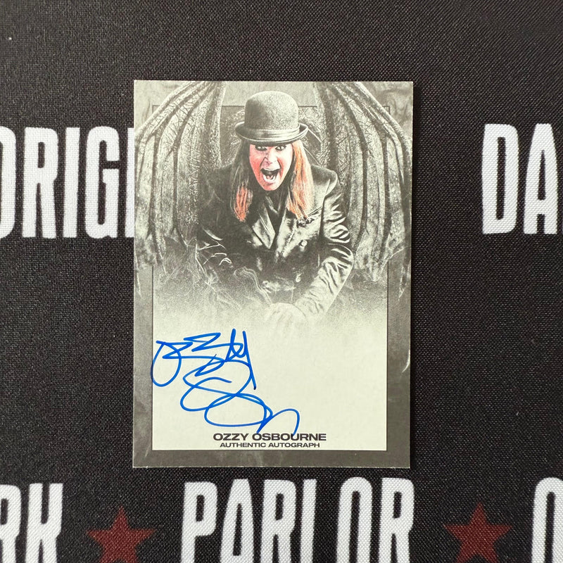 Ozzy Osbourne Autographed Trading Card - 10