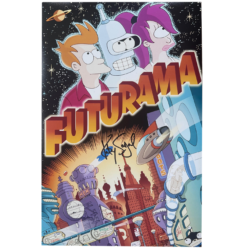 Katey Sagal - Autographed 'Futurama' Mini-Poster