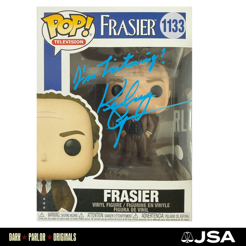 Kelsey Grammer Autograph - Frasier #1133 Funko Pop - I'm Listening! - Blue