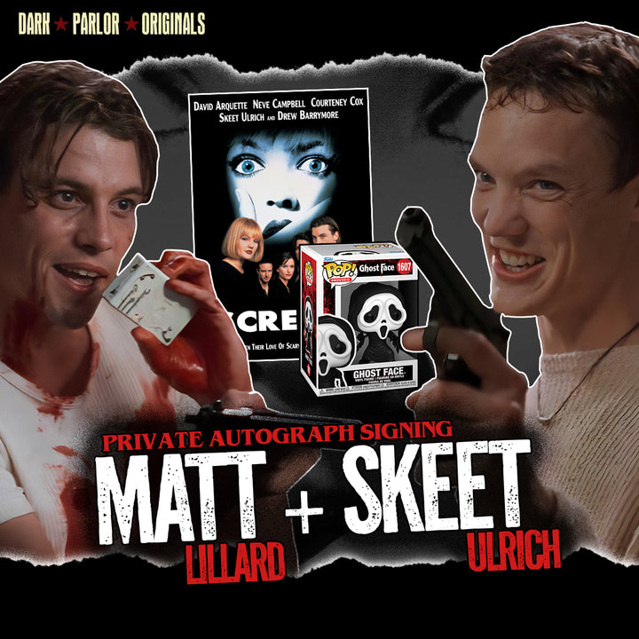 Ghost face prop voice changer autographed by Matthew buy lillard and skeet ulrich