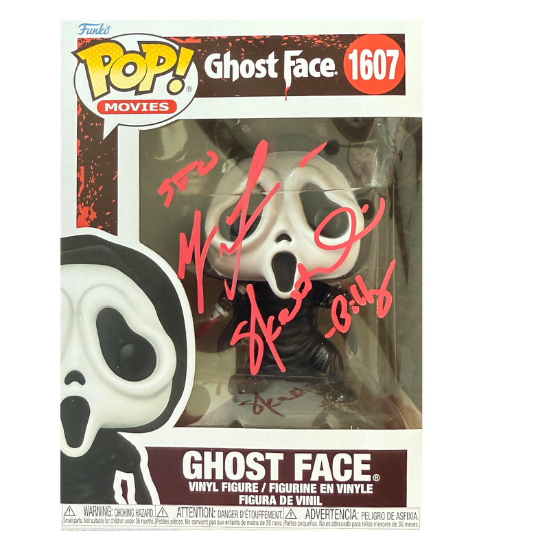 Matthew Lillard + Skeet Ulrich Autographed Ghost Face Pop