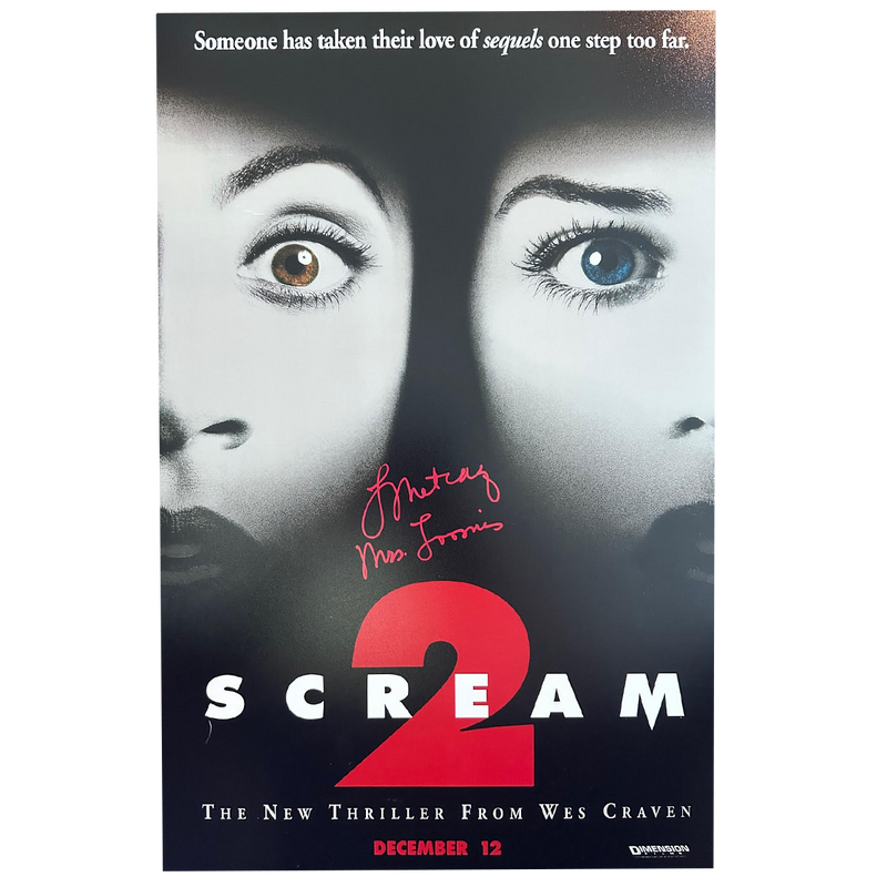 Laurie Metcalf Autographed Scream 2 - Mini-Poster A